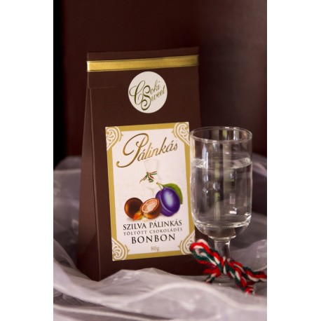 Díszdobozos Szilvapálinkás bonbon 80g