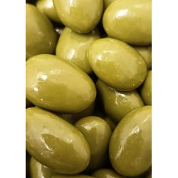 Fehércsokoládés Matcha Teás Mandula Drazsé - LÉDIG