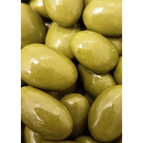 Fehércsokoládés Matcha Teás Mandula Drazsé - LÉDIG