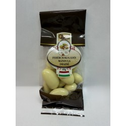 Fehércsokoládés Mandula Drazsé - 60g